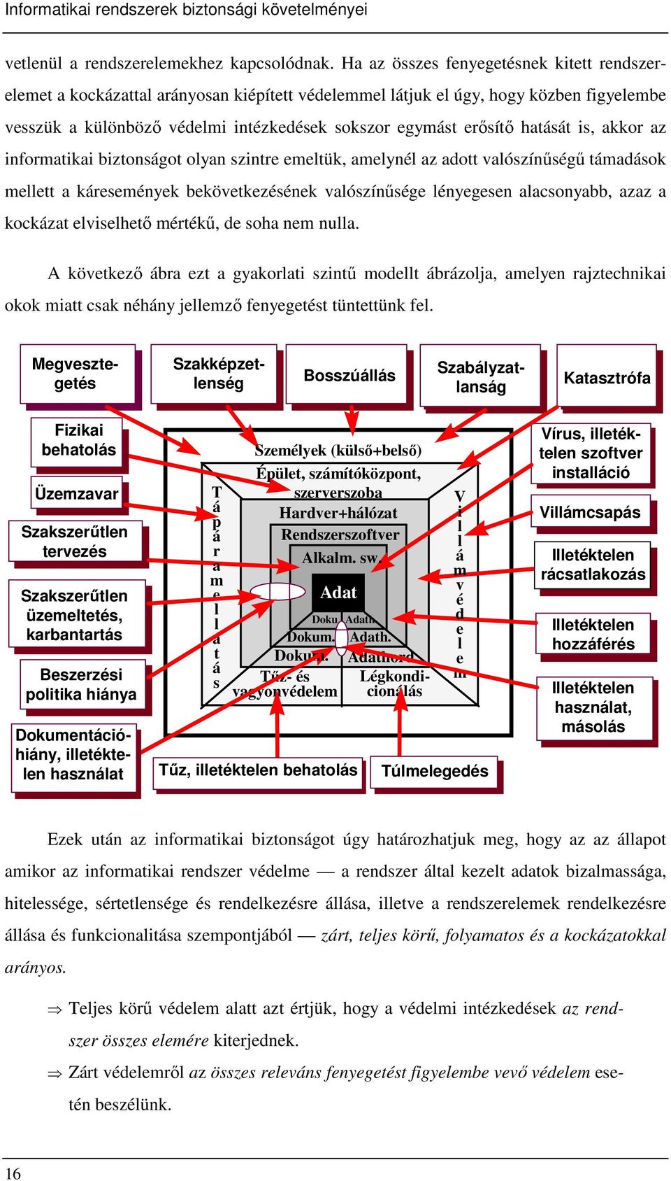 hatását is, akkor az informatikai biztonságot olyan szintre emeltük, amelynél az adott valószínőségő támadások mellett a káresemények bekövetkezésének valószínősége lényegesen alacsonyabb, azaz a