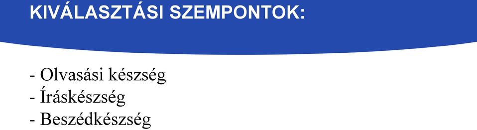 Olvasási készség -