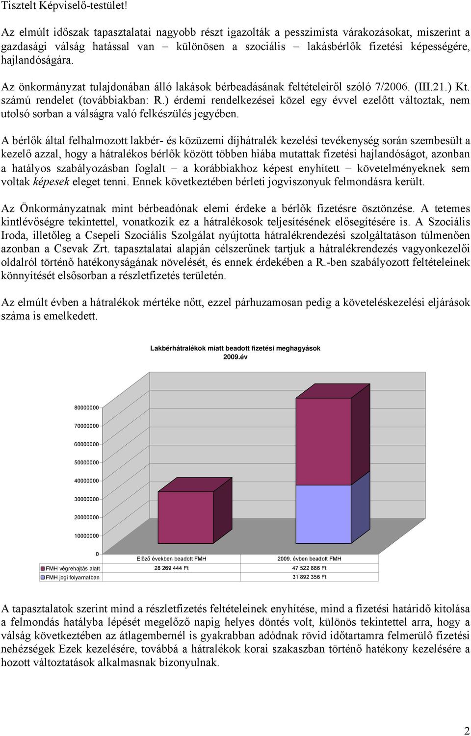 Az önkormányzat tulajdonában álló lakások bérbeadásának feltételeiről szóló 7/2006. (III.21.) Kt. számú rendelet (továbbiakban: R.