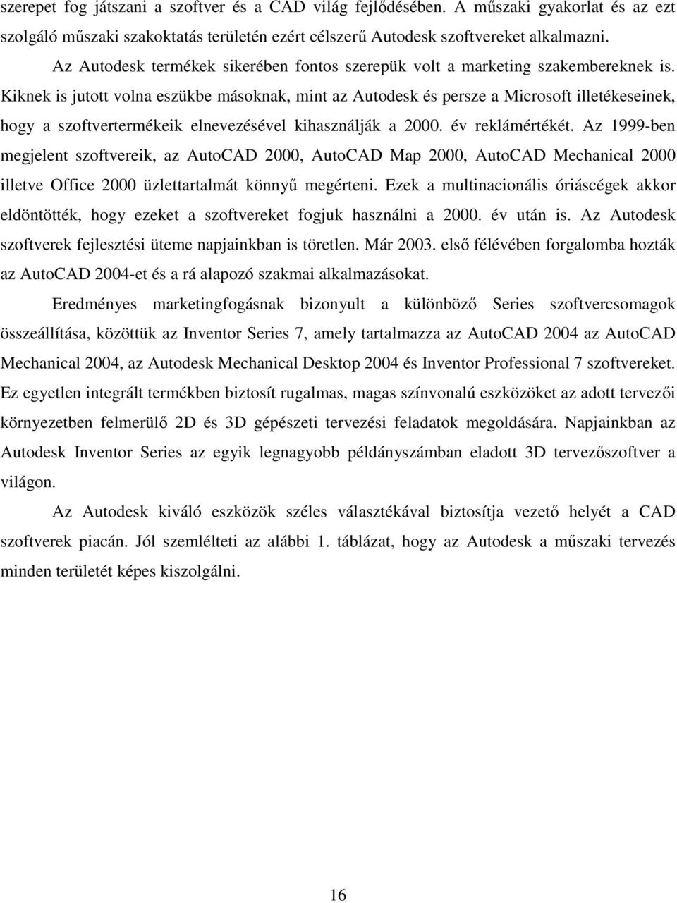 Kiknek is jutott volna eszükbe másoknak, mint az Autodesk és persze a Microsoft illetékeseinek, hogy a szoftvertermékeik elnevezésével kihasználják a 2000. év reklámértékét.