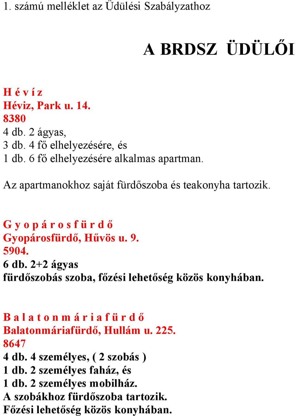 5904. 6 db. 2+2 ágyas fürdőszobás szoba, főzési lehetőség közös konyhában. B a l a t o n m á r i a f ü r d ő Balatonmáriafürdő, Hullám u. 225.