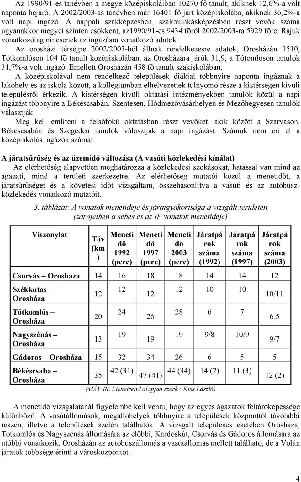 Rájuk vonatkozólag nincsenek az ingázásra vonatkozó adatok.