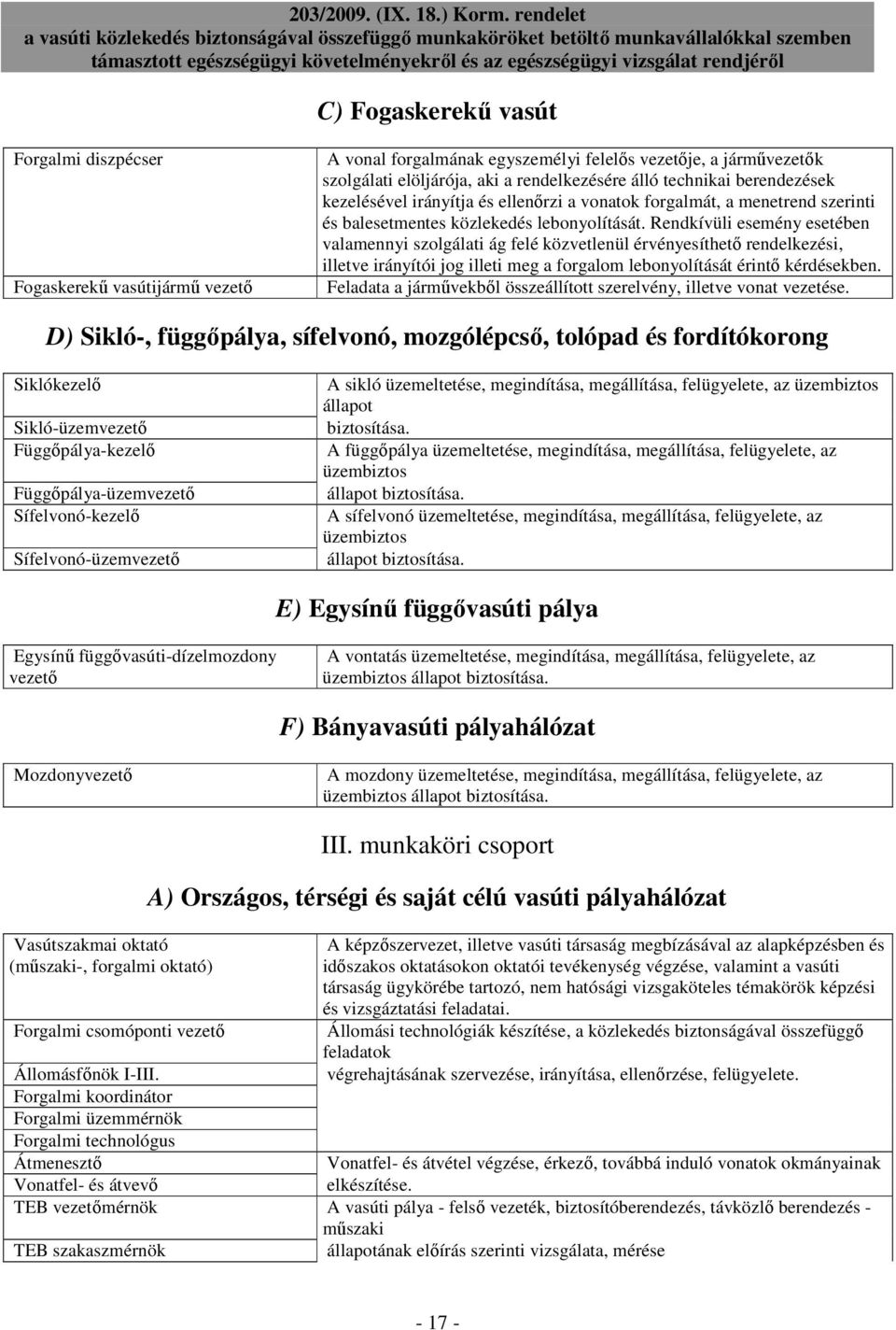 Rendkívüli esemény esetében valamennyi szolgálati ág felé közvetlenül érvényesíthetı rendelkezési, illetve irányítói jog illeti meg a forgalom lebonyolítását érintı kérdésekben.