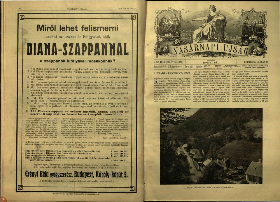 Aki Din-szppnnl moskszik reggel, nnk rczán ránczok láthttlnok. 5. Aki Din-szppnnl moskszik reggel, nnk rcz mindig üde, friss,.ápolt. 6.