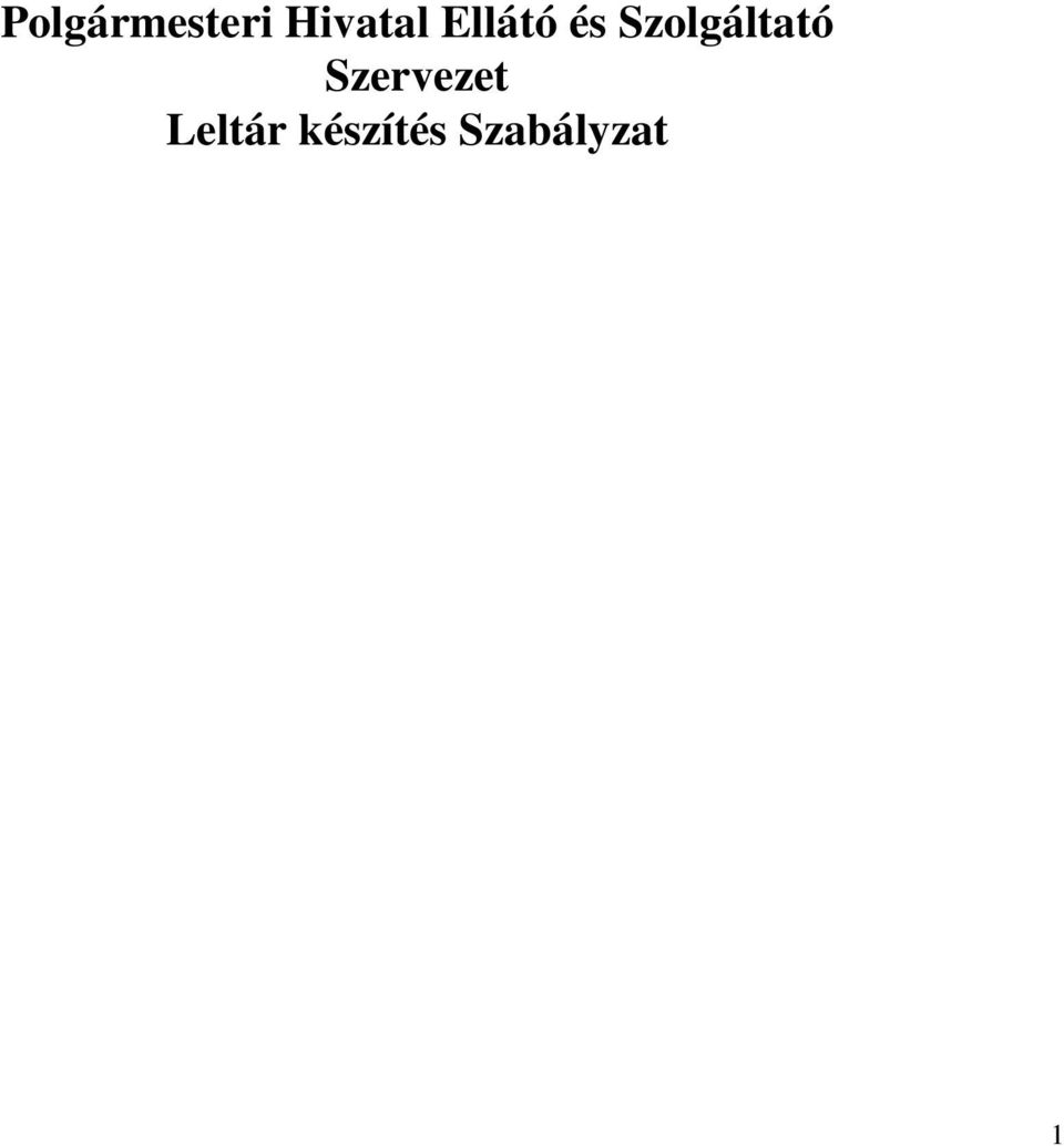 Szolgáltató