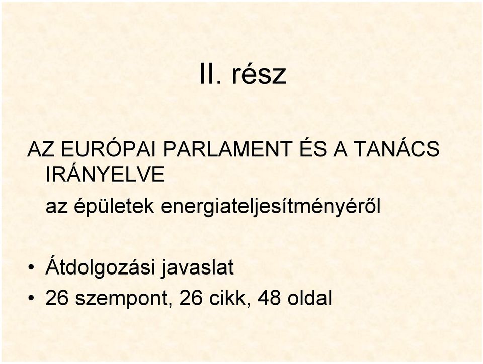 energiateljesítményéről