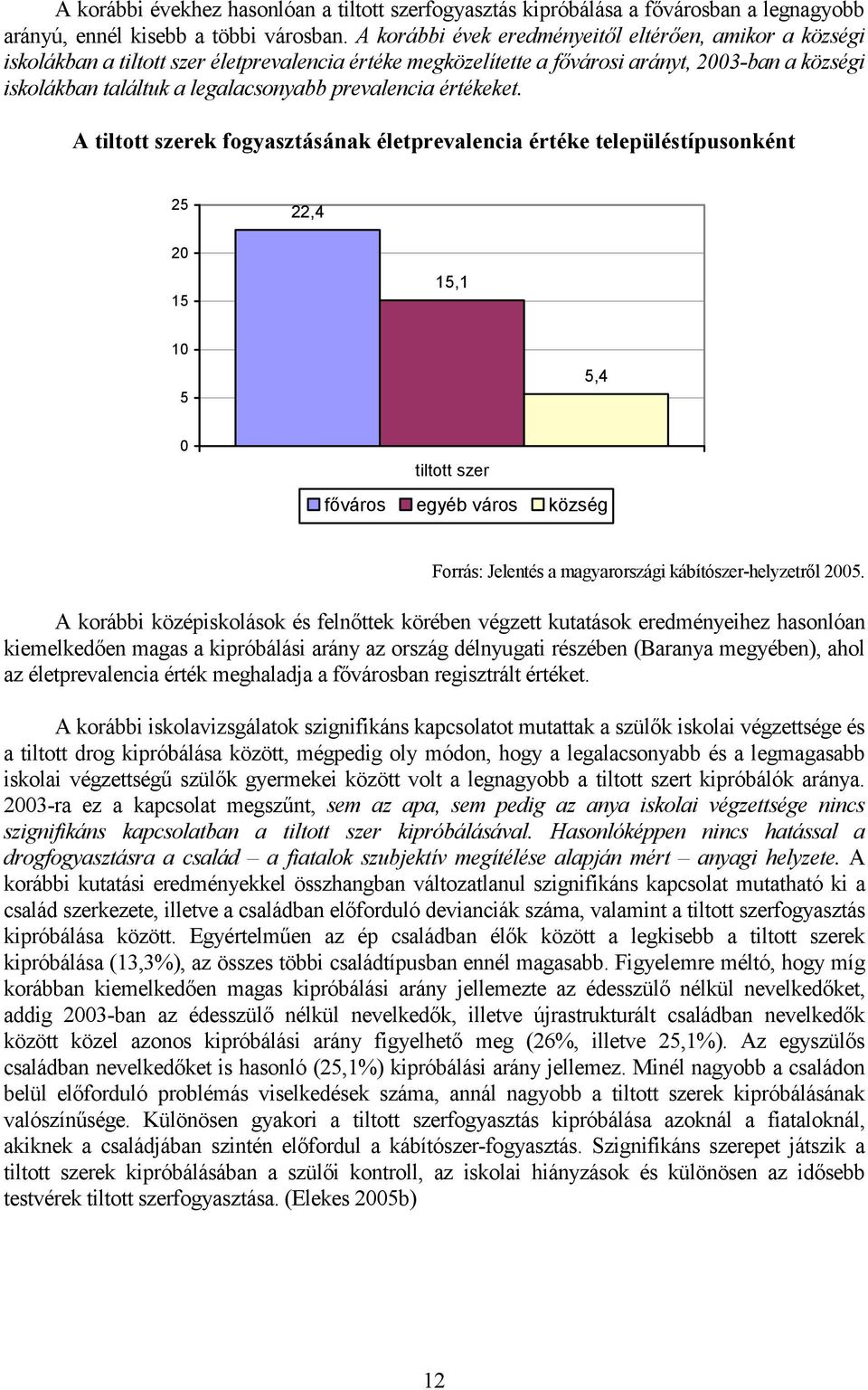 prevalencia értékeket.