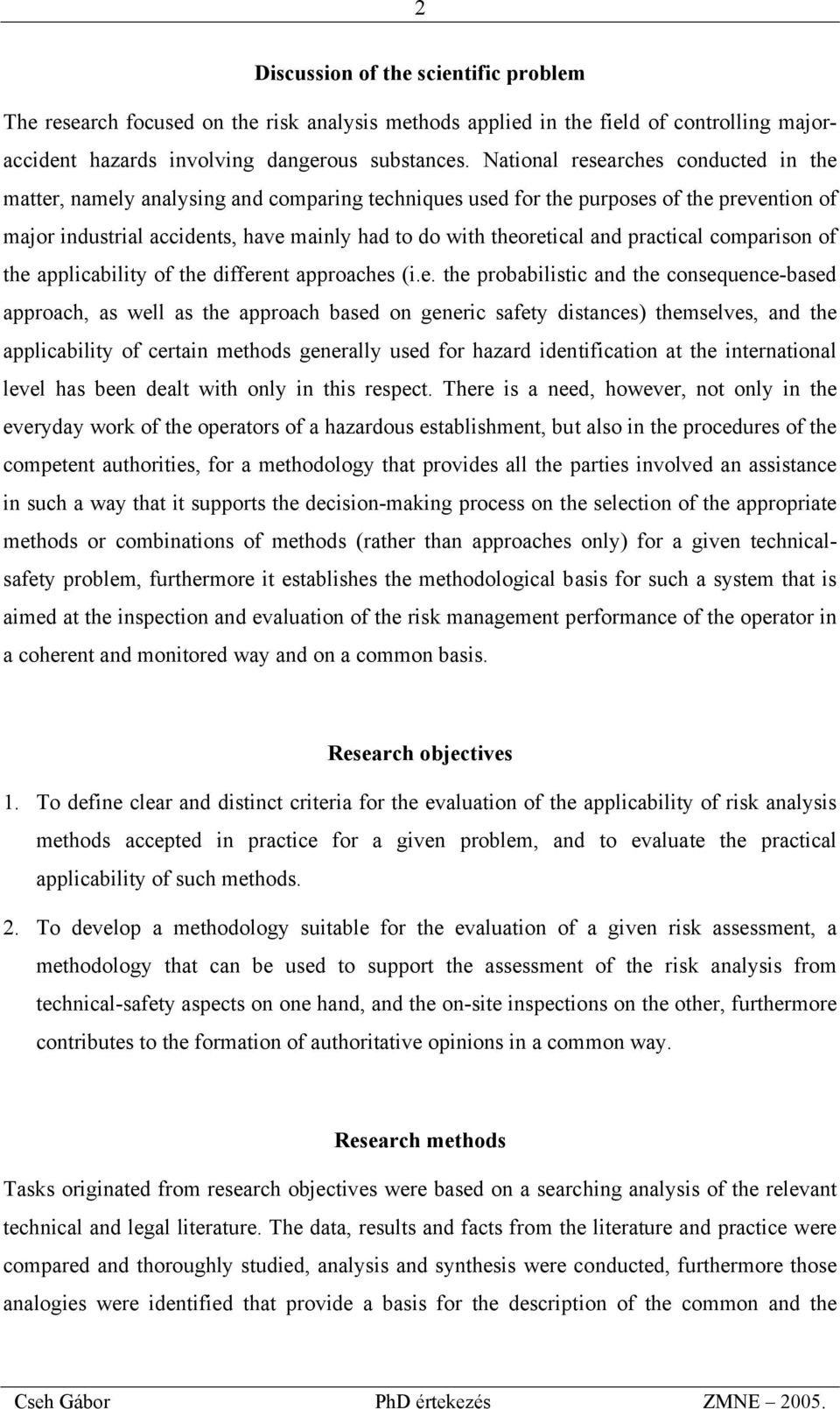 and practical comparison of the 