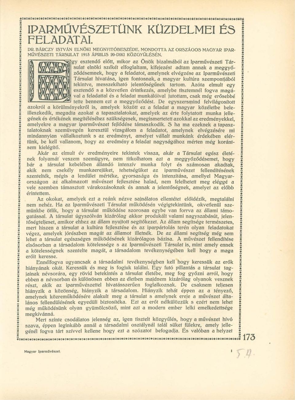 elvégzése az Iparművészeti 1 <; - I lluljmllmui Társulat...TV.«^^., hivatása, igen.vuivuluii, fontosnak, " a il.ugj.