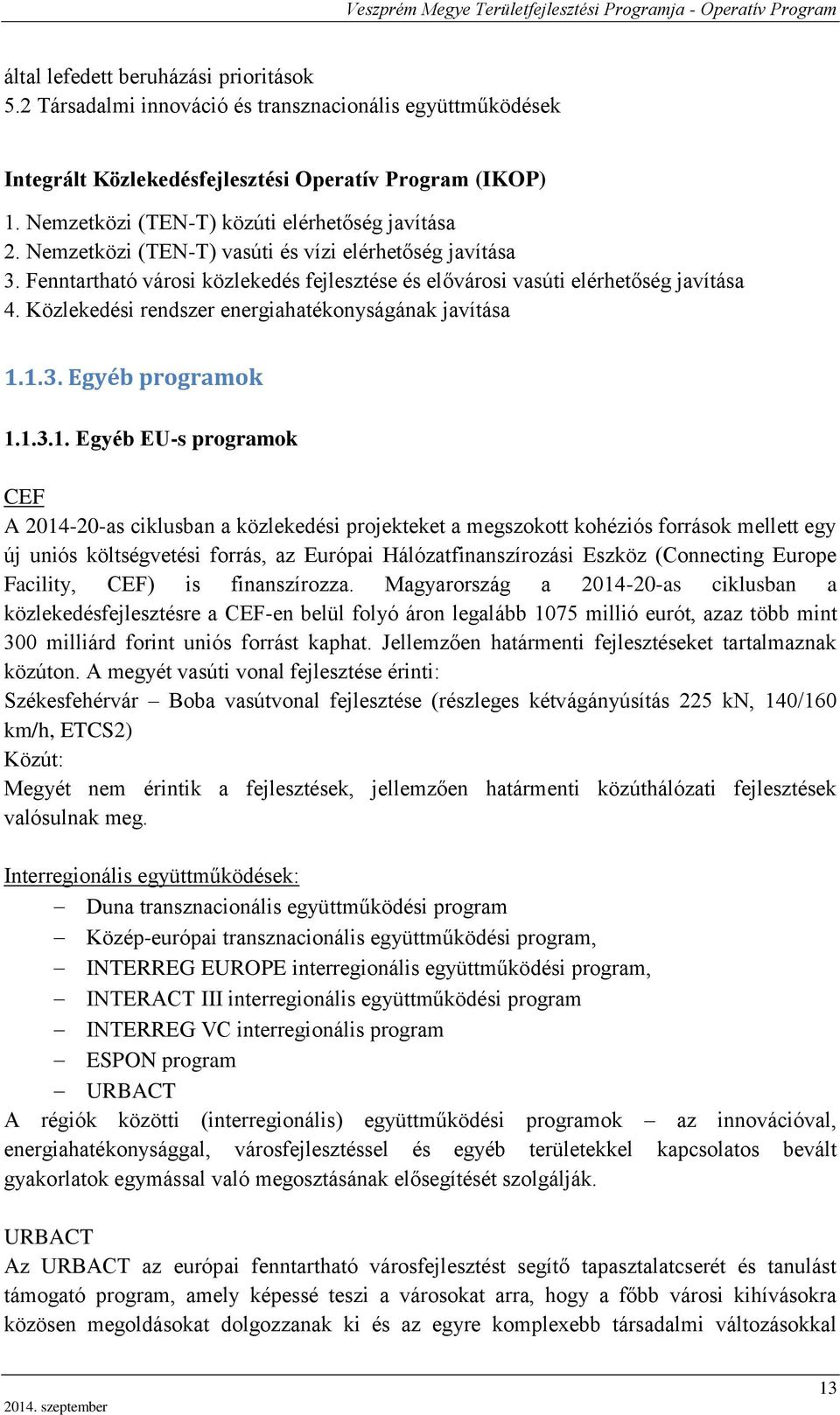 Közlekedési rendszer energiahatékonyságának javítása 1.