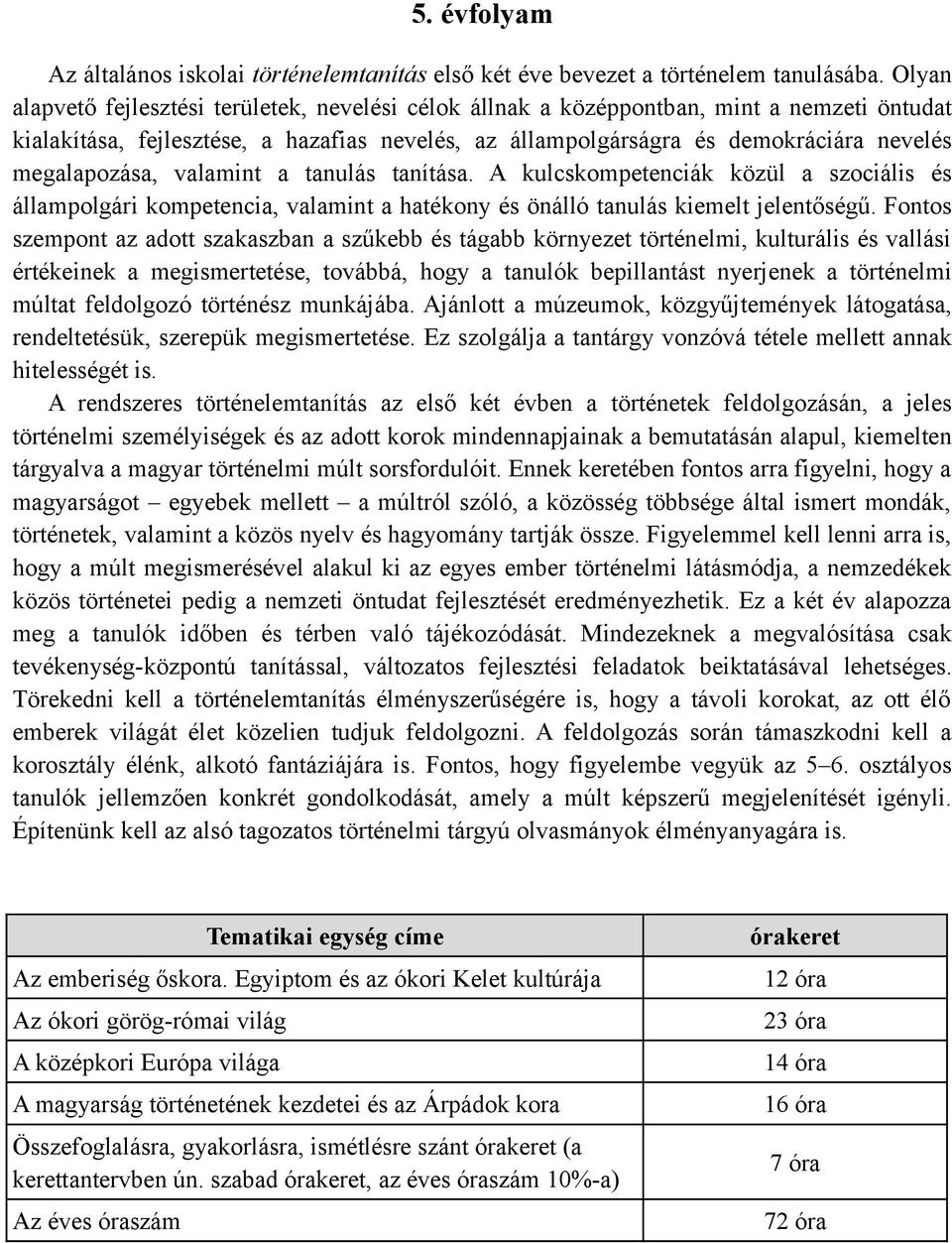 megalapozása, valamint a tanulás tanítása. A kulcskompetenciák közül a szociális és állampolgári kompetencia, valamint a hatékony és önálló tanulás kiemelt jelentőségű.