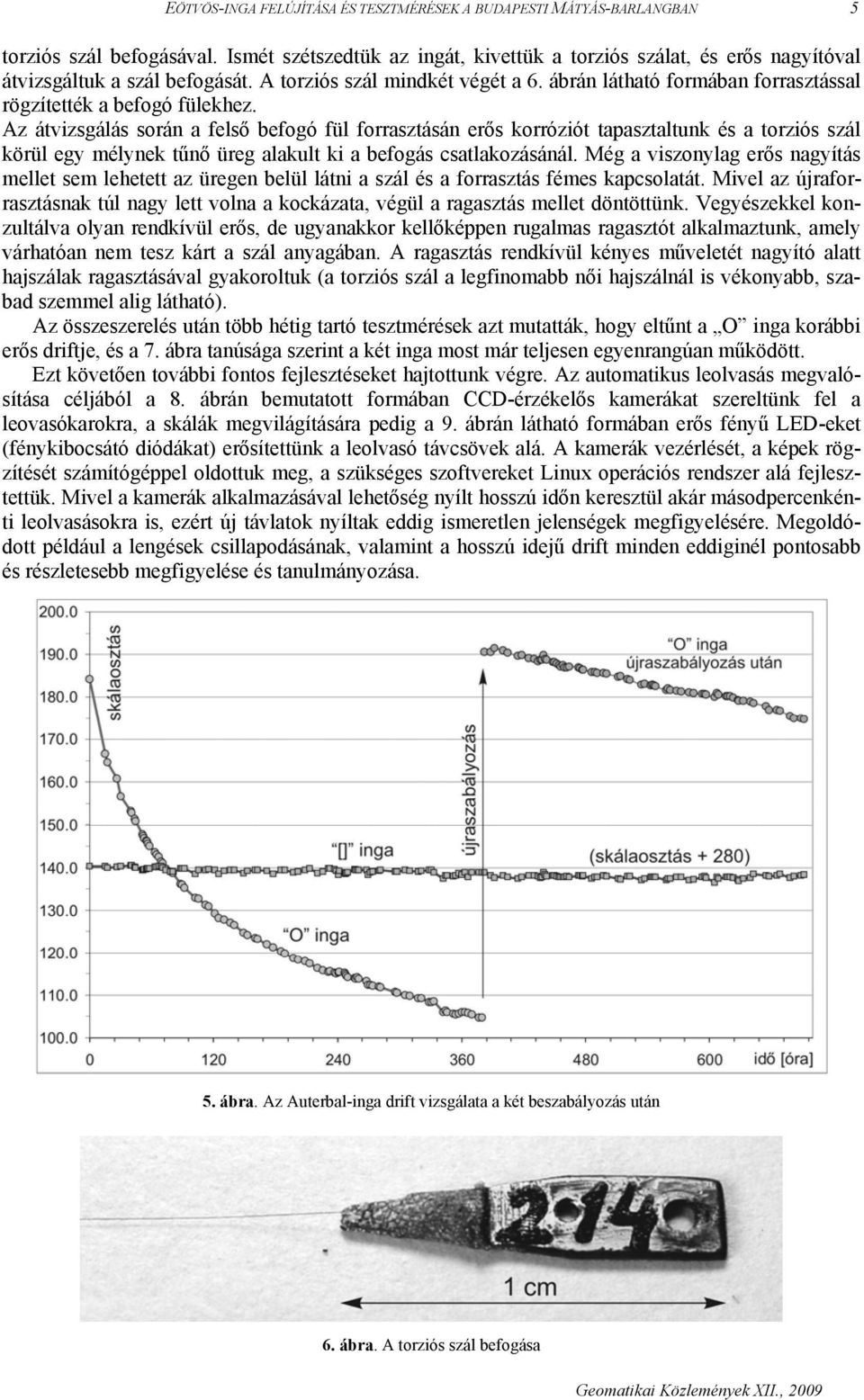 ábrán látható formában forrasztással rögzítették a befogó fülekhez.