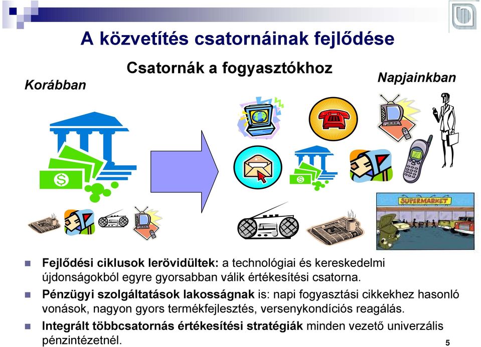 Pénzügyi szolgáltatások lakosságnak is: napi fogyasztási cikkekhez hasonló vonások, nagyon gyors