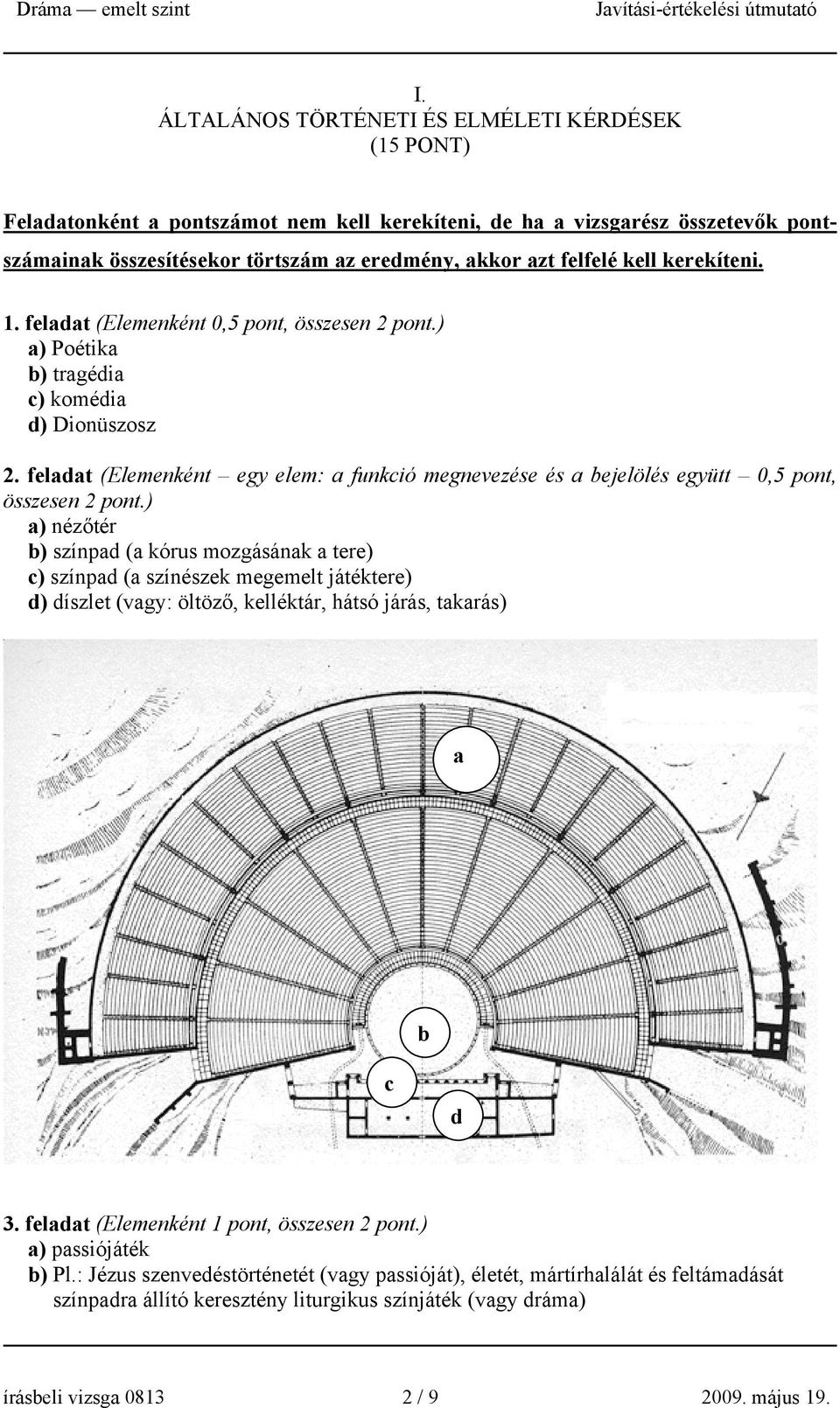 feladat (Elemenként egy elem: a funkció megnevezése és a bejelölés együtt 0,5 pont, összesen 2 pont.