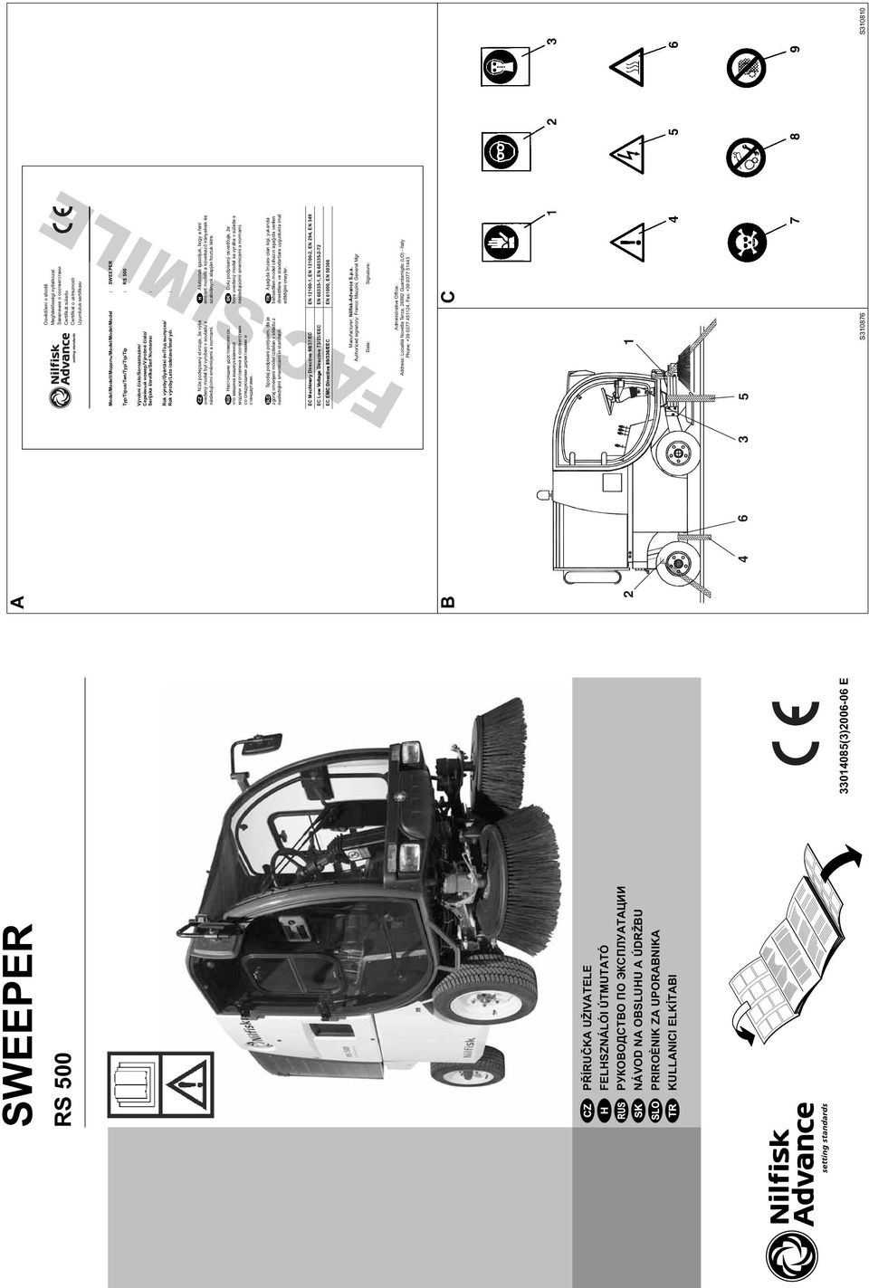 výše uvedený model byl vyroben v souladu s následujícími sm rnicemi a normami.,. Spodaj podpisani potrjujem, da je zgoraj omenjeni model izdelan v skladu z naslednjimi smernicami in standardi.