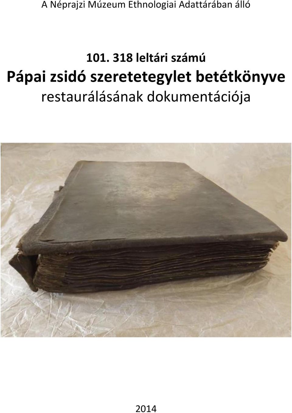 318 leltári számú Pápai zsidó