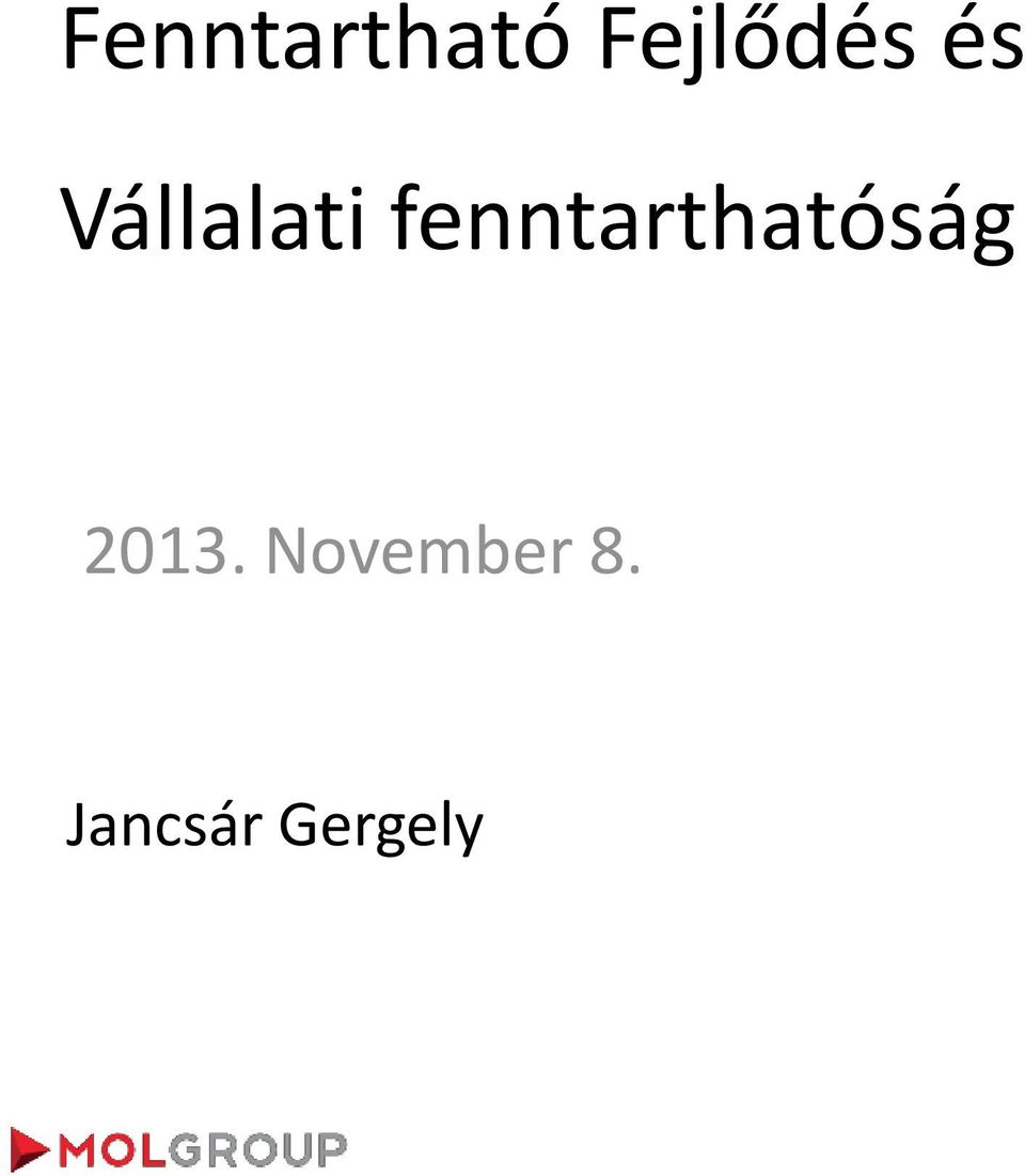 Vállalati