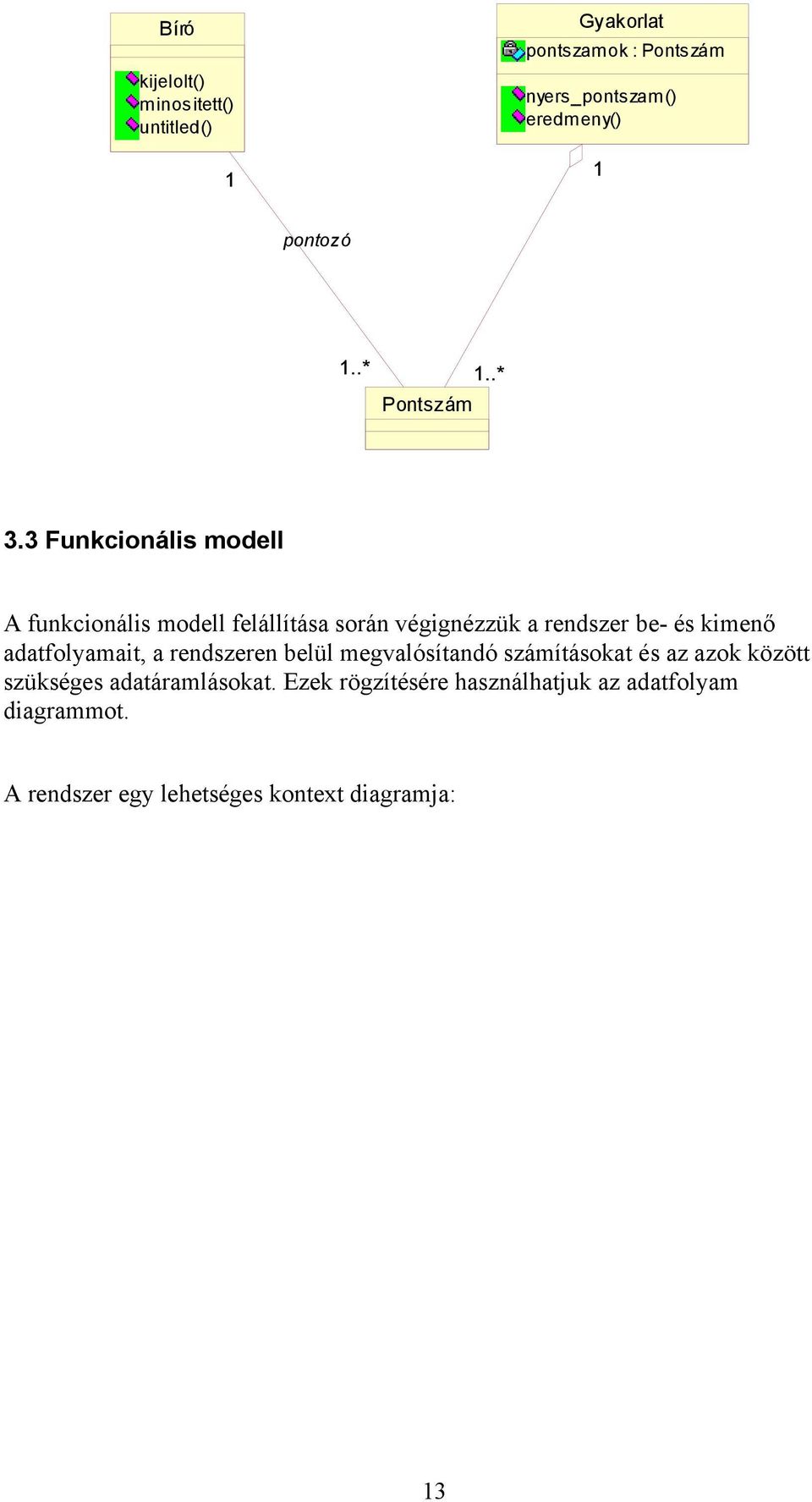 adatfolyamait, a rendszeren belül megvalósítandó számításokat és az azok között szükséges