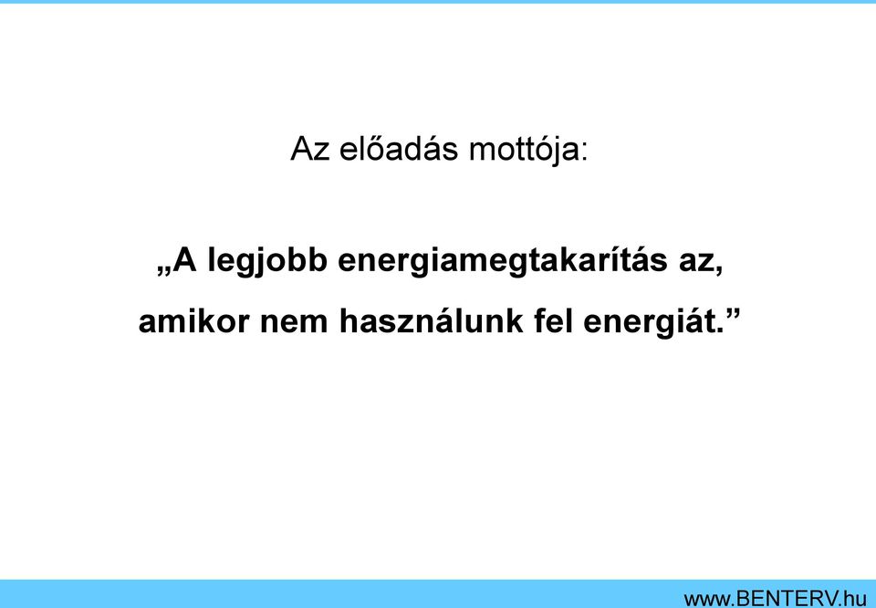 energiamegtakarítás