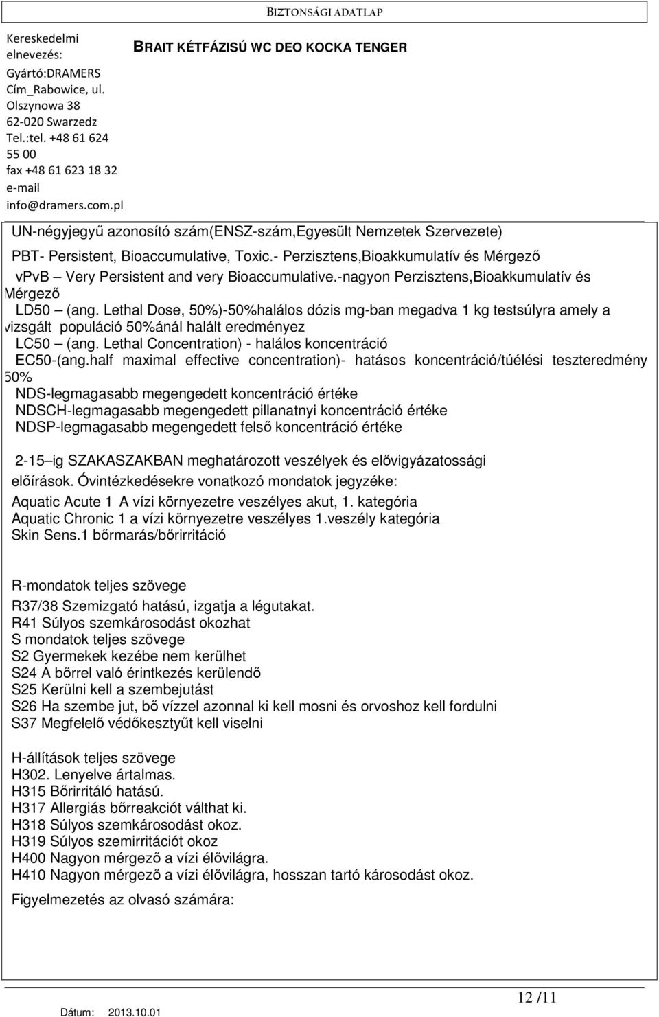 Lethal Concentration) - halálos koncentráció EC50-(ang.