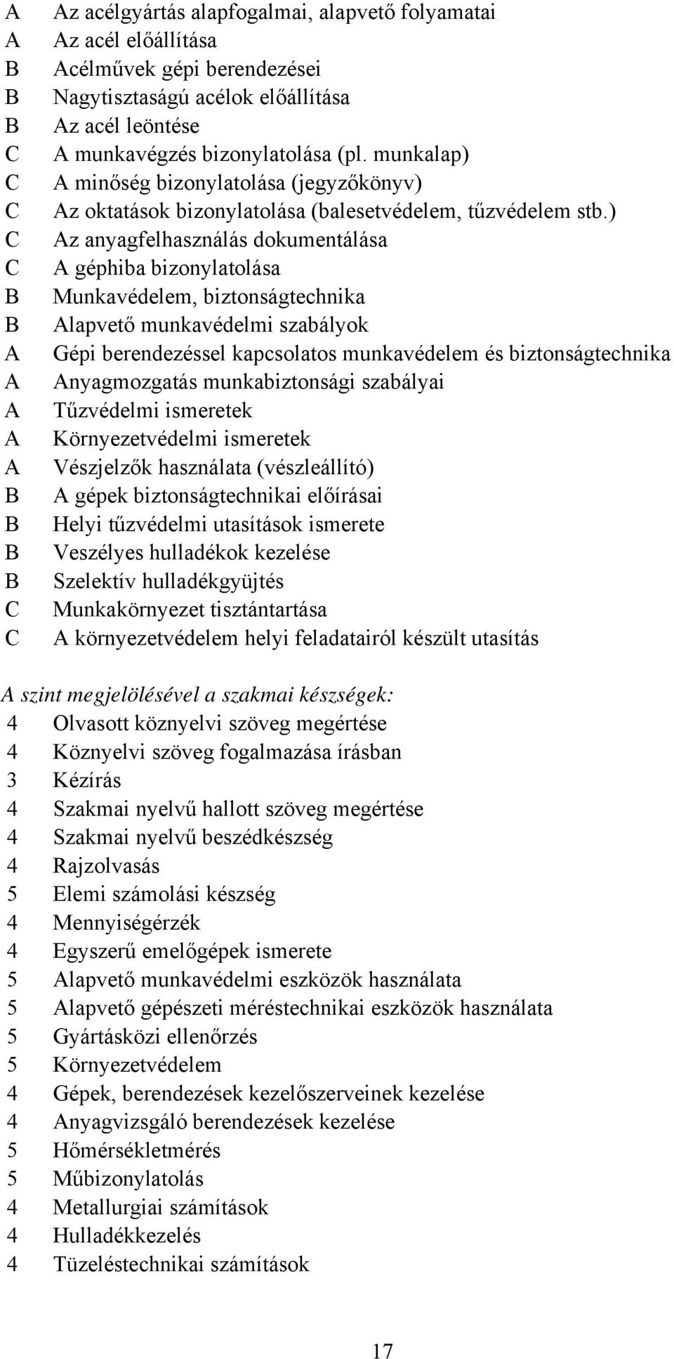 ) z anyagfelhasználás dokumentálása géphiba bizonylatolása Munkavédelem, biztonságtechnika lapvető munkavédelmi szabályok Gépi berendezéssel kapcsolatos munkavédelem és biztonságtechnika nyagmozgatás