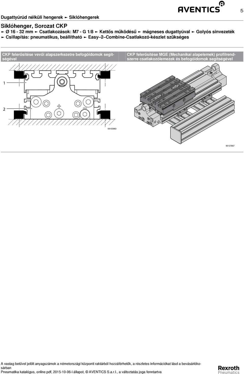 segítségével CKP felerősítése MGE (Mechanikai alapelemek)