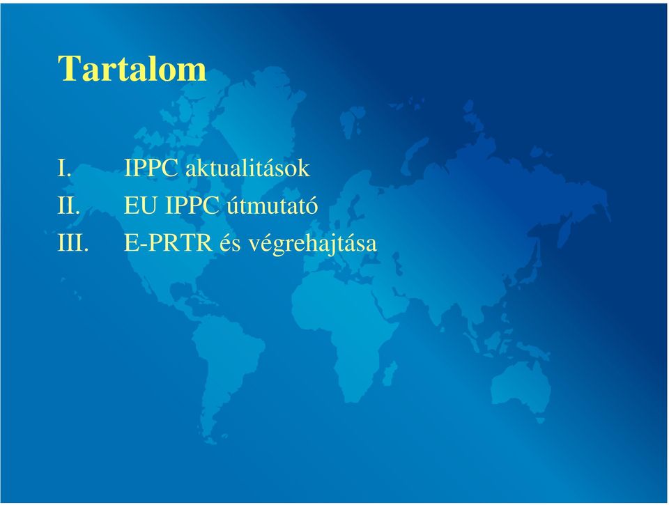 II. EU IPPC
