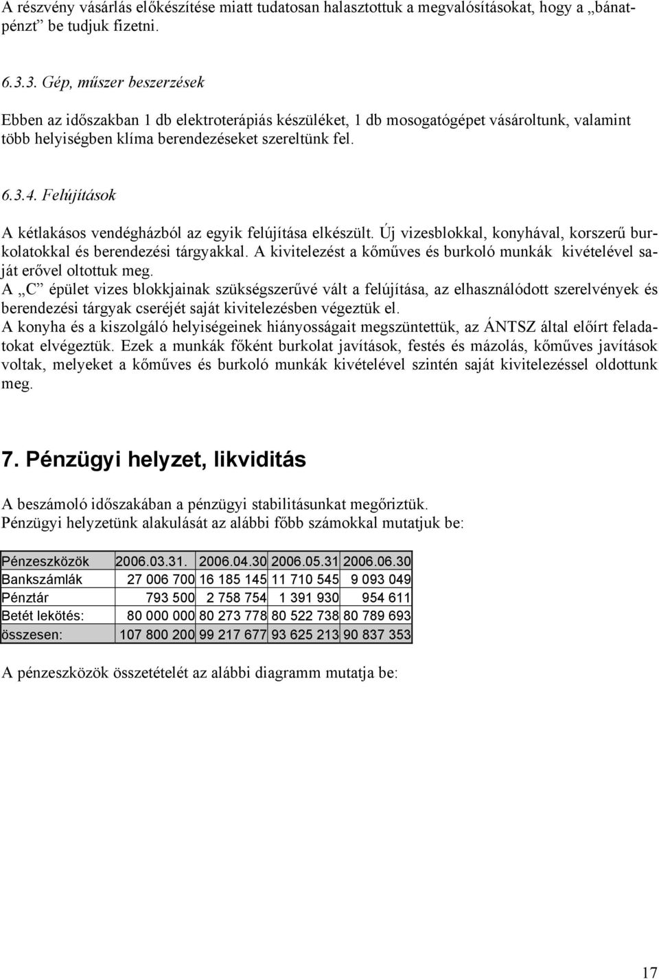 Felújítások A kétlakásos vendégházból az egyik felújítása elkészült. Új vizesblokkal, konyhával, korszerű burkolatokkal és berendezési tárgyakkal.