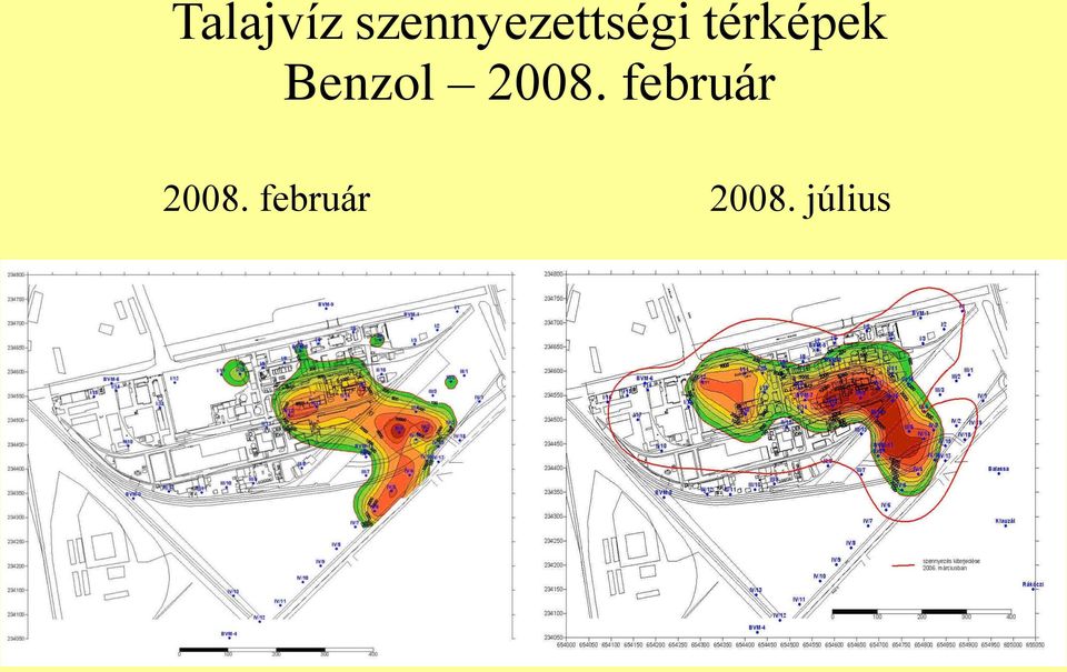 térképek Benzol 2008.