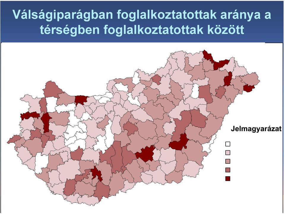 aránya a térségben 