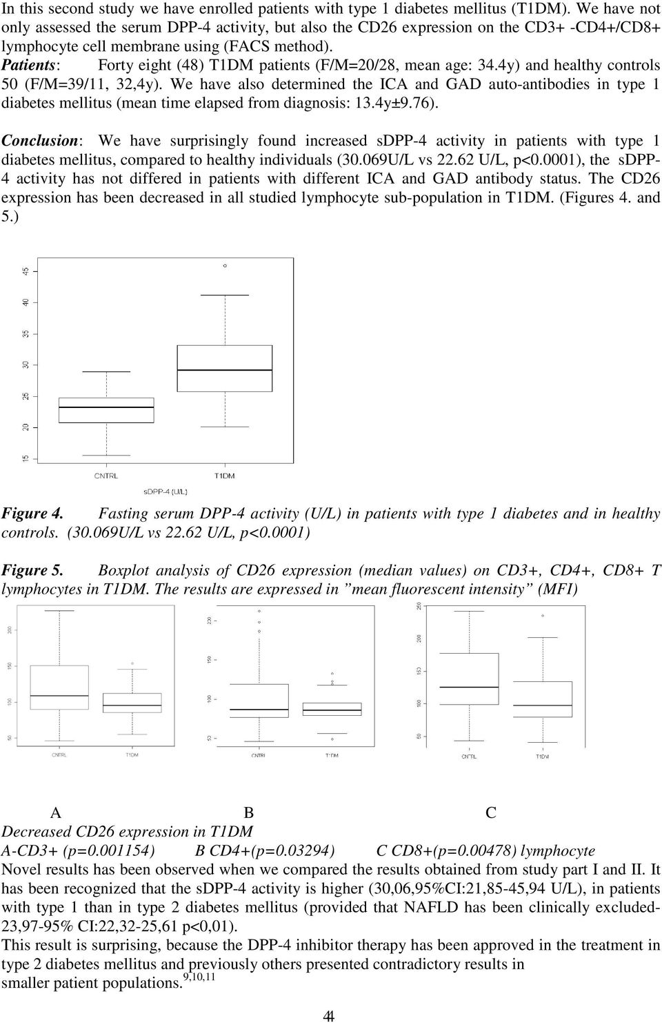 Patients: Forty eight (48) T1DM patients (F/M=20/28, mean age: 34.4y) and healthy controls 50 (F/M=39/11, 32,4y).