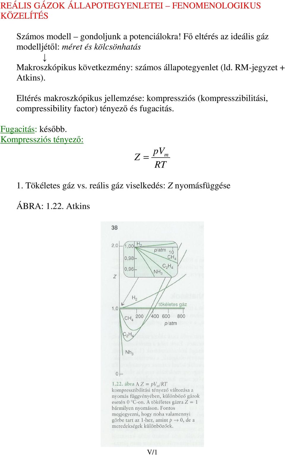 RM-jegyzet + Atkins).