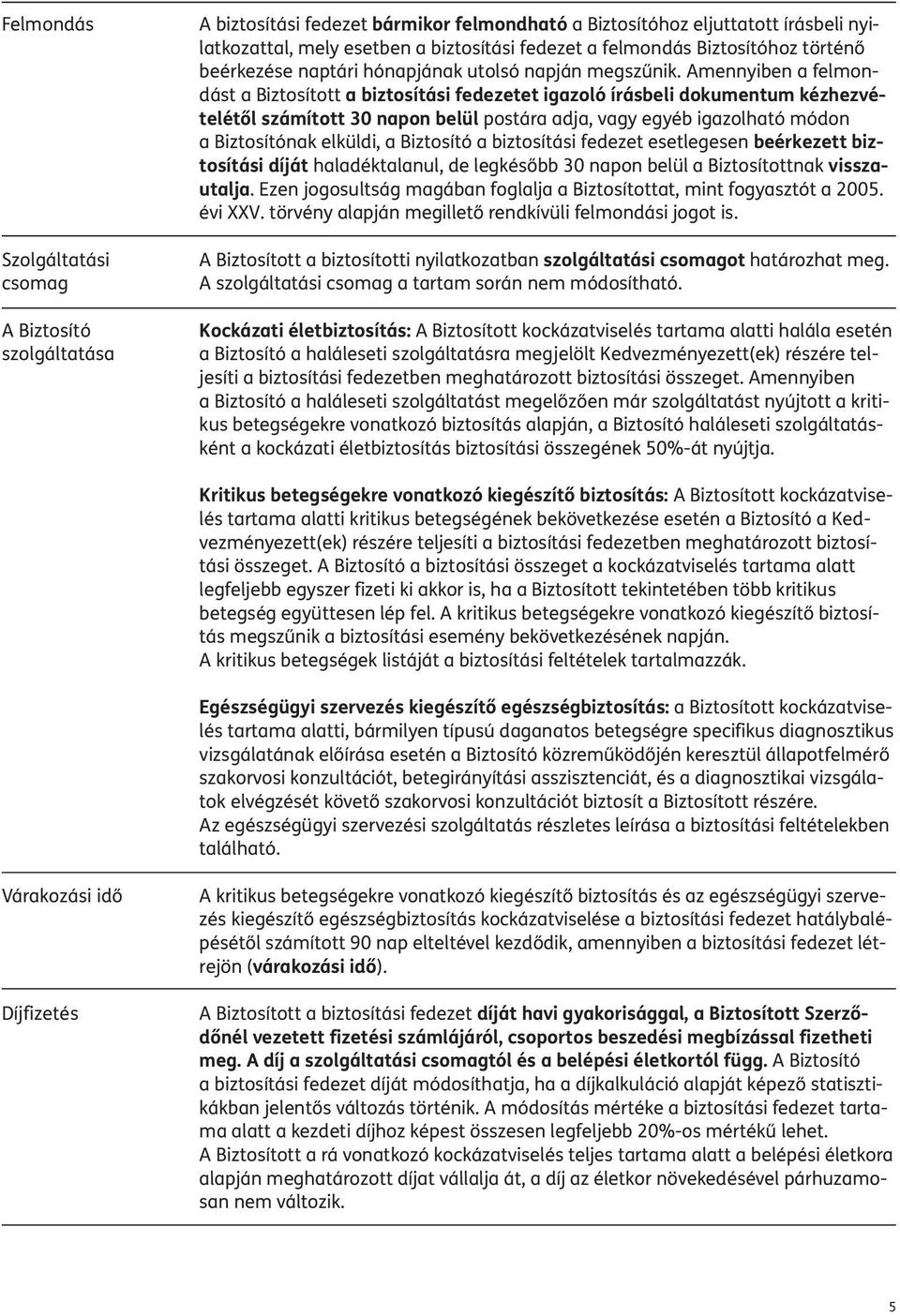 Amennyiben a felmondást a Biztosított a biztosítási fedezetet igazoló írásbeli dokumentum kézhezvételétől számított 30 napon belül postára adja, vagy egyéb igazolható módon a Biztosítónak elküldi, a