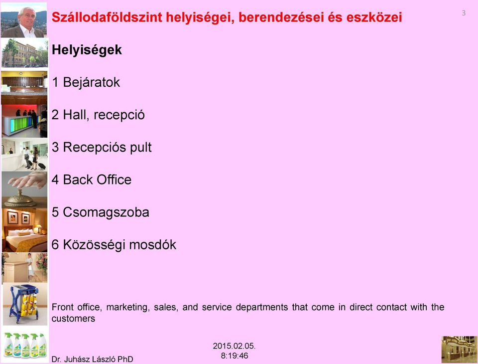 Csomagszoba 6 Közösségi mosdók Front office, marketing, sales, and