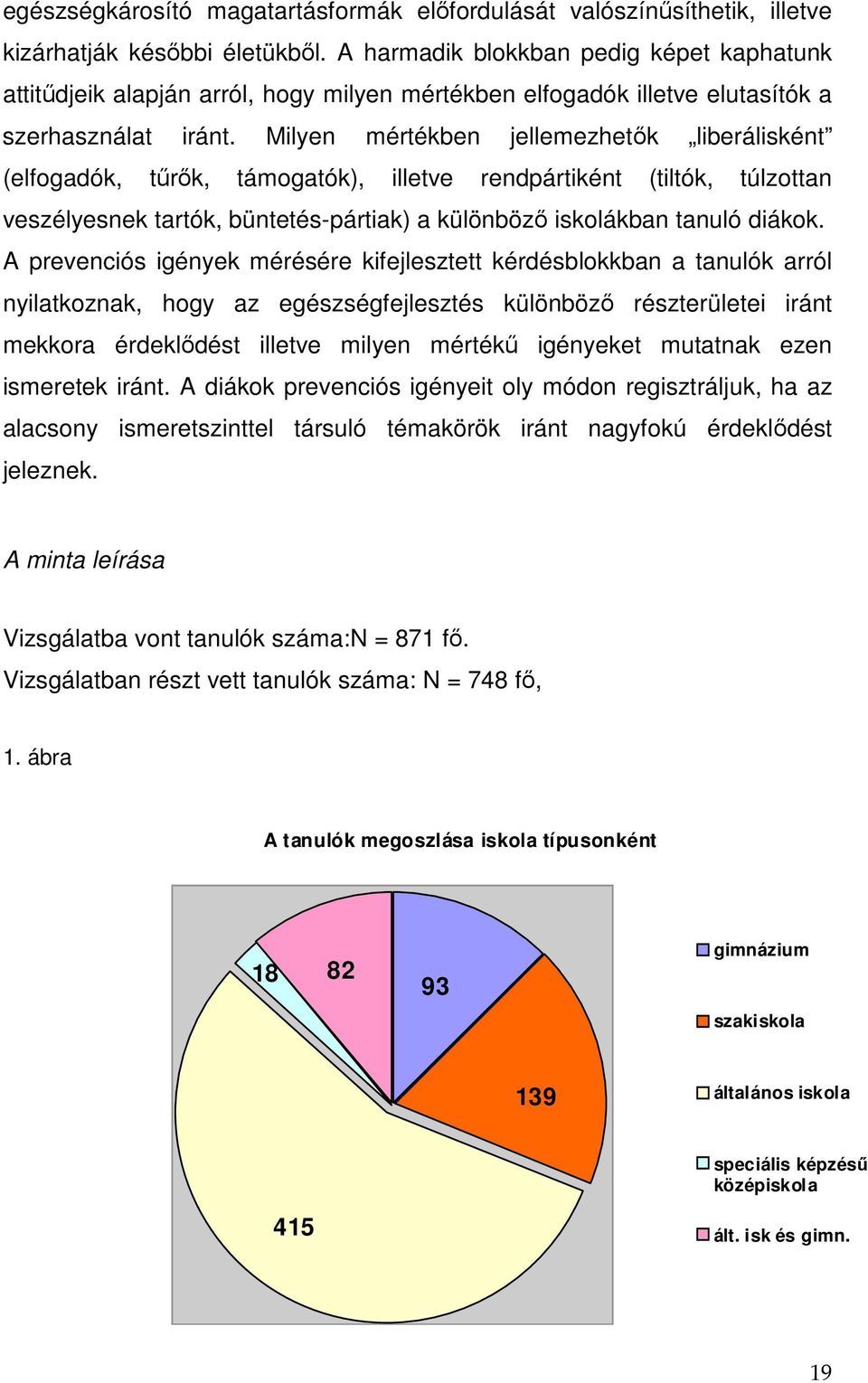 Milyen mértékben jellemezhetők liberálisként (elfogadók, tűrők, támogatók), illetve rendpártiként (tiltók, túlzottan veszélyesnek tartók, büntetés-pártiak) a különböző iskolákban tanuló diákok.