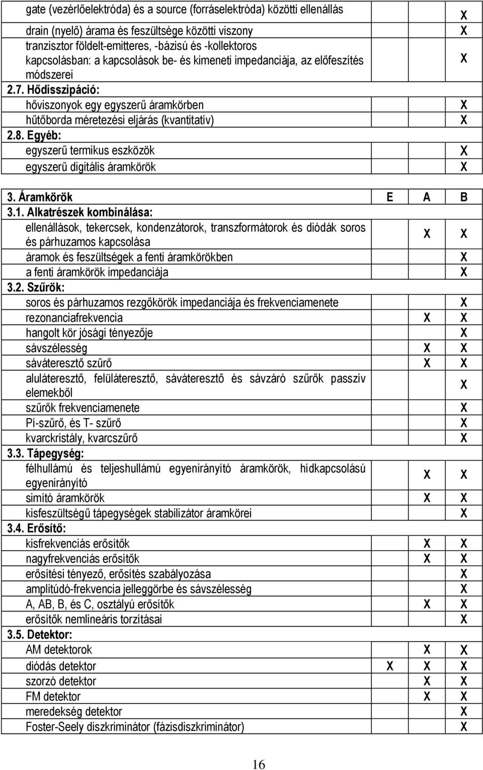 Egyéb: egyszerű termikus eszközök egyszerű digitális áramkörök 3. Áramkörök E A B 3.1.