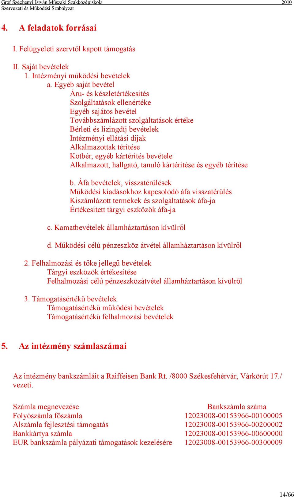 Alkalmazottak térítése Kötbér, egyéb kártérítés bevétele Alkalmazott, hallgató, tanuló kártérítése és egyéb térítése b.