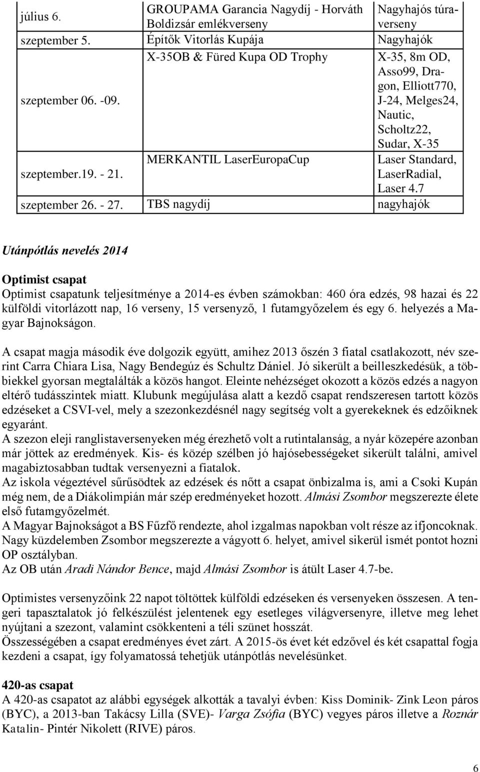 MERKANTIL LaserEuropaCup Laser Standard, LaserRadial, Laser 4.7 szeptember 26. - 27.