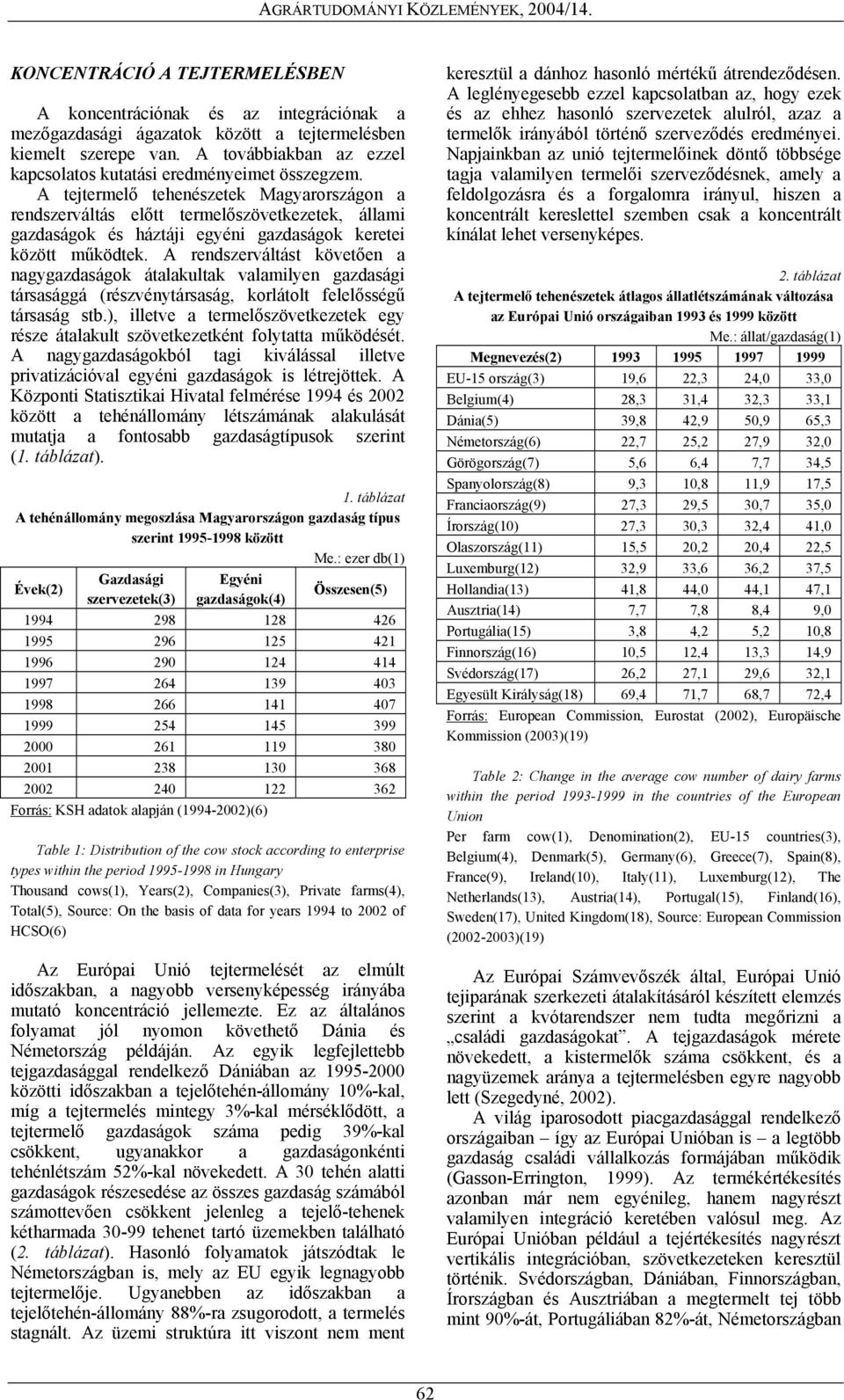 A tejtermelő tehenészetek Magyarországon a rendszerváltás előtt termelőszövetkezetek, állami gazdaságok és háztáji egyéni gazdaságok keretei között működtek.