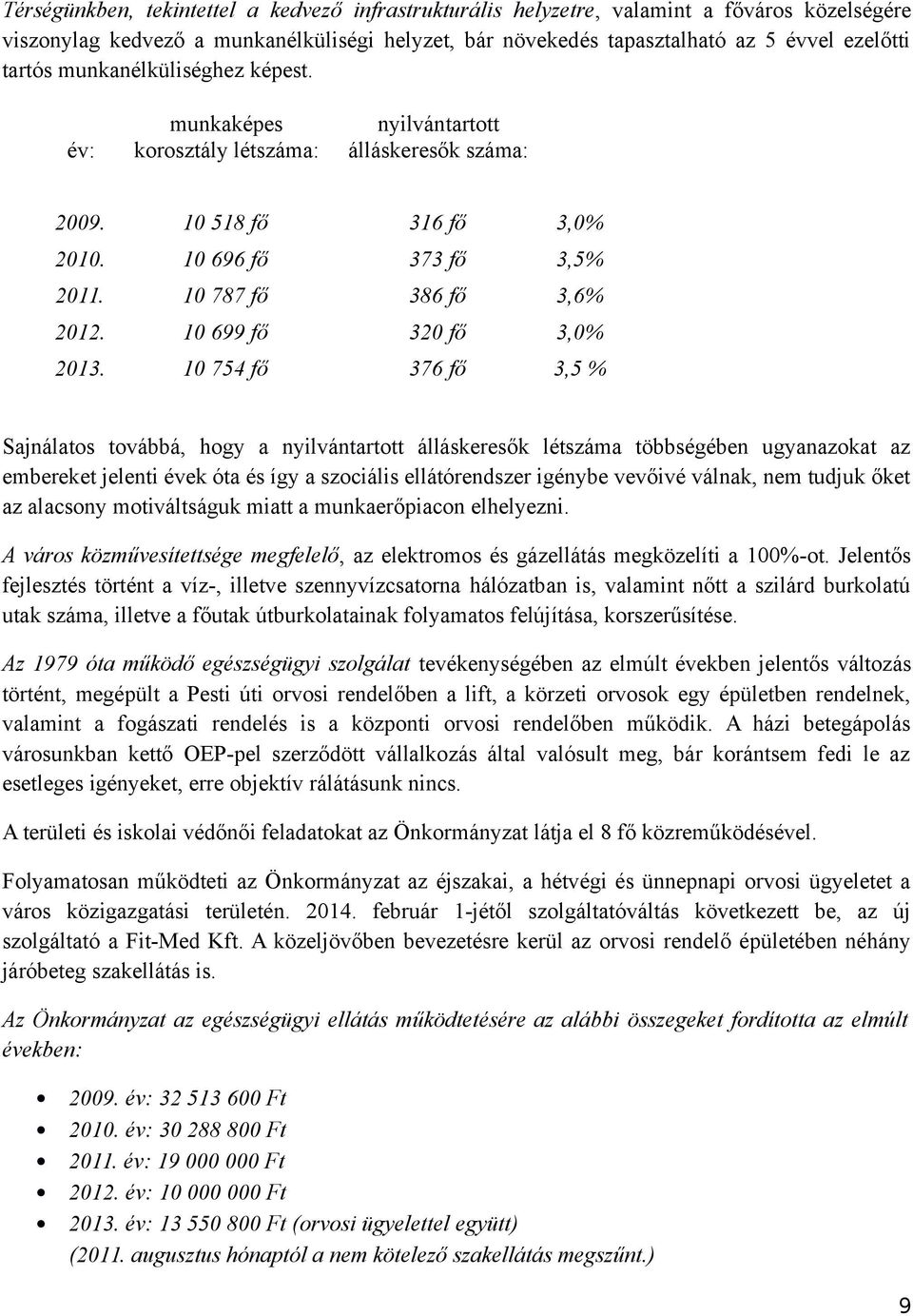 10 699 fő 320 fő 3,0% 2013.