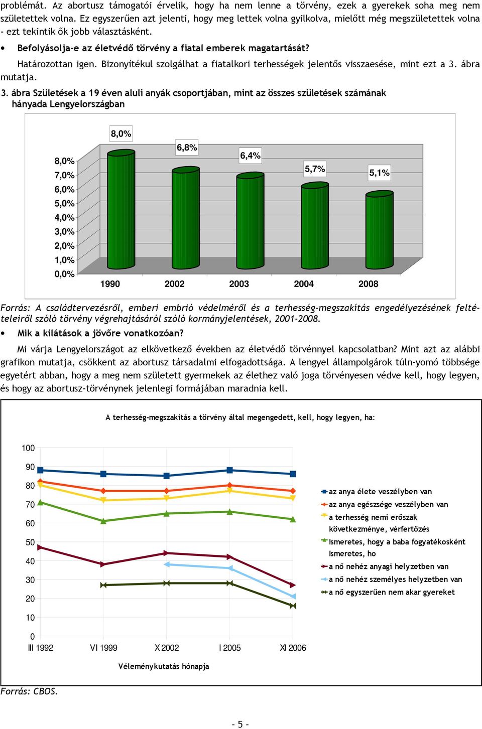 Határozottan igen. Bizonyítékul szolgálhat a fiatalkori terhességek jelentős visszaesése, mint ezt a 3.