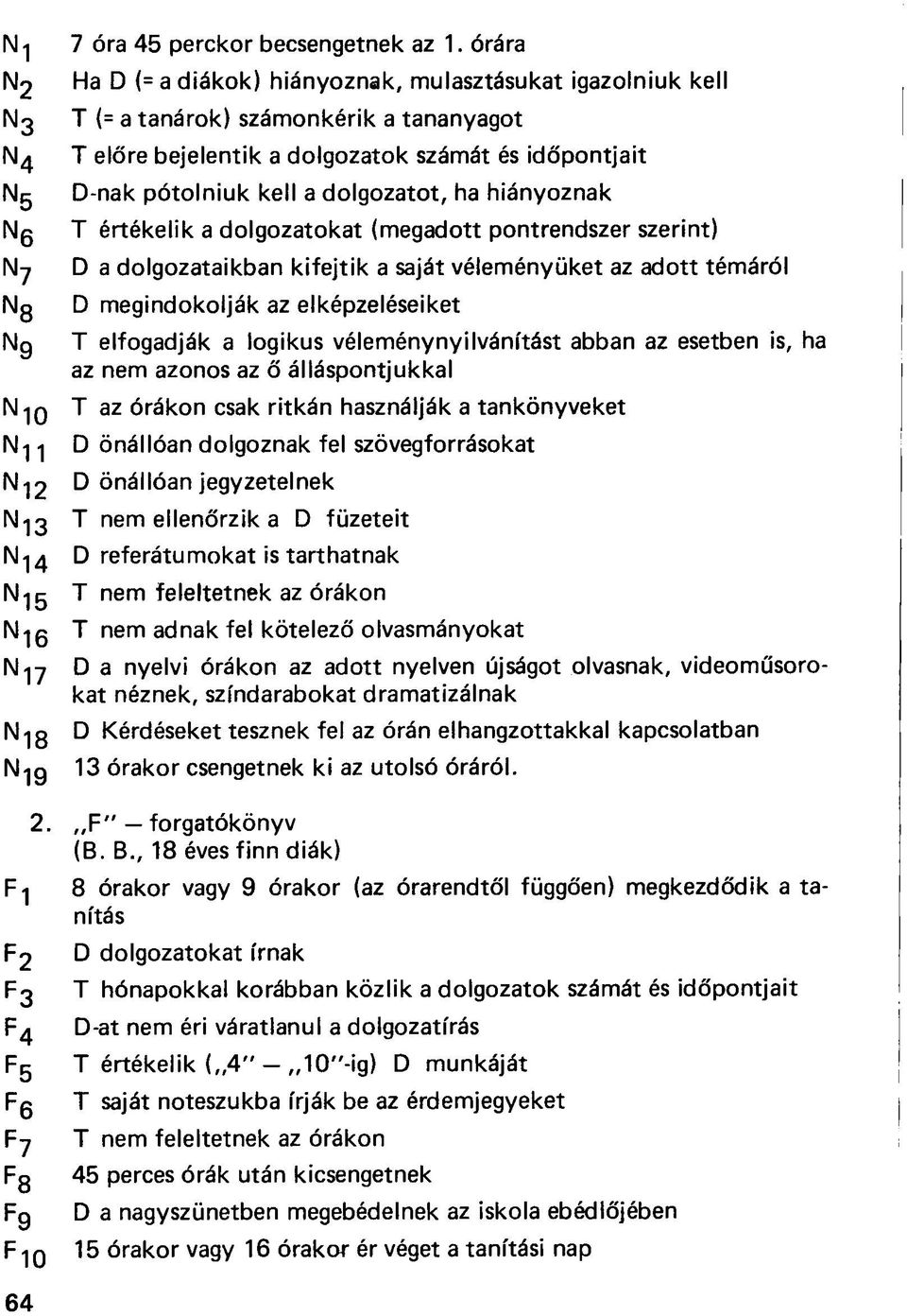 hiányoznak T értékelik a dolgozatokat (megadott pontrendszer szerint) D a dolgozataikban kifejtik a saját véleményüket az adott témáról D megindokolják az elképzeléseiket T elfogadják a logikus