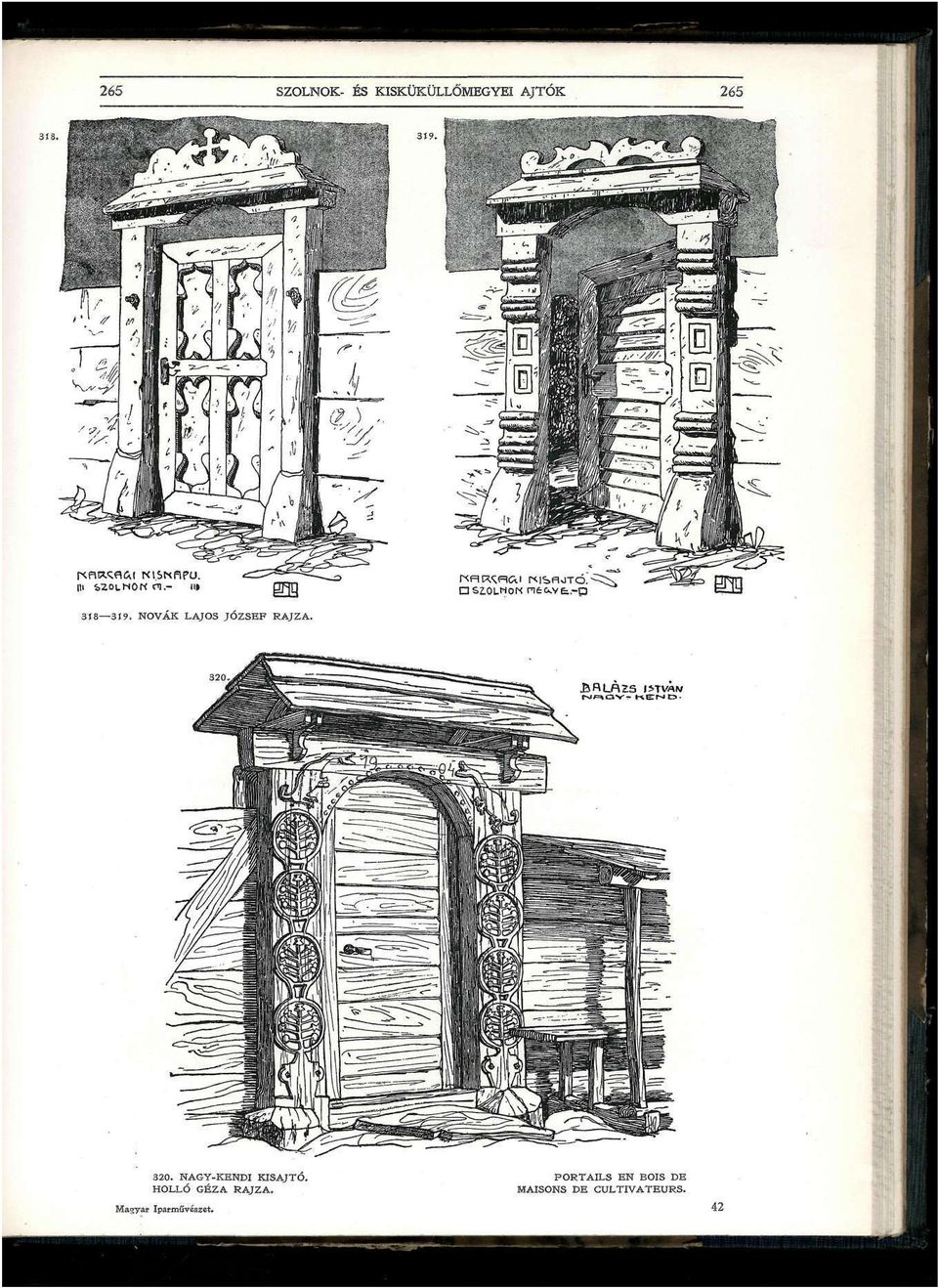 NOVAK LAJOS JÓZSEF RAJZA. -&ALFVZS ISTVAw NPiaVr KEND- 320.