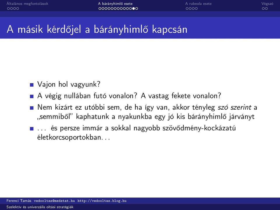 Nem kizárt ez utóbbi sem, de ha így van, akkor tényleg szó szerint a semmiből