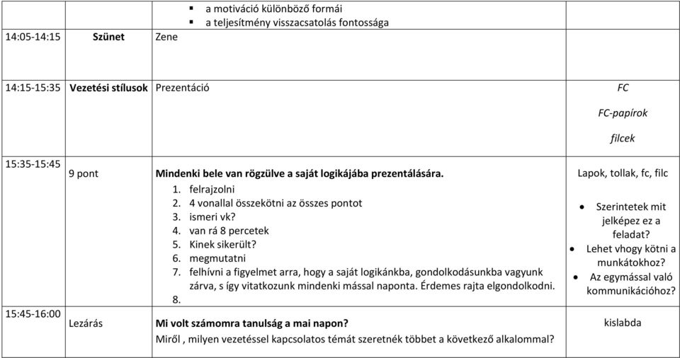 felhívni a figyelmet arra, hogy a saját logikánkba, gondolkodásunkba vagyunk zárva, s így vitatkozunk mindenki mással naponta. Érdemes rajta elgondolkodni. 8.