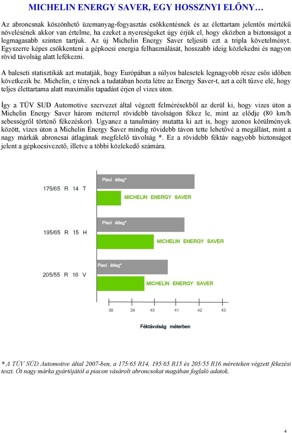 Egyszerre képes csökkenteni a gépkocsi energia felhasználását, hosszabb ideig közlekedni és nagyon rövid távolság alatt lefékezni.