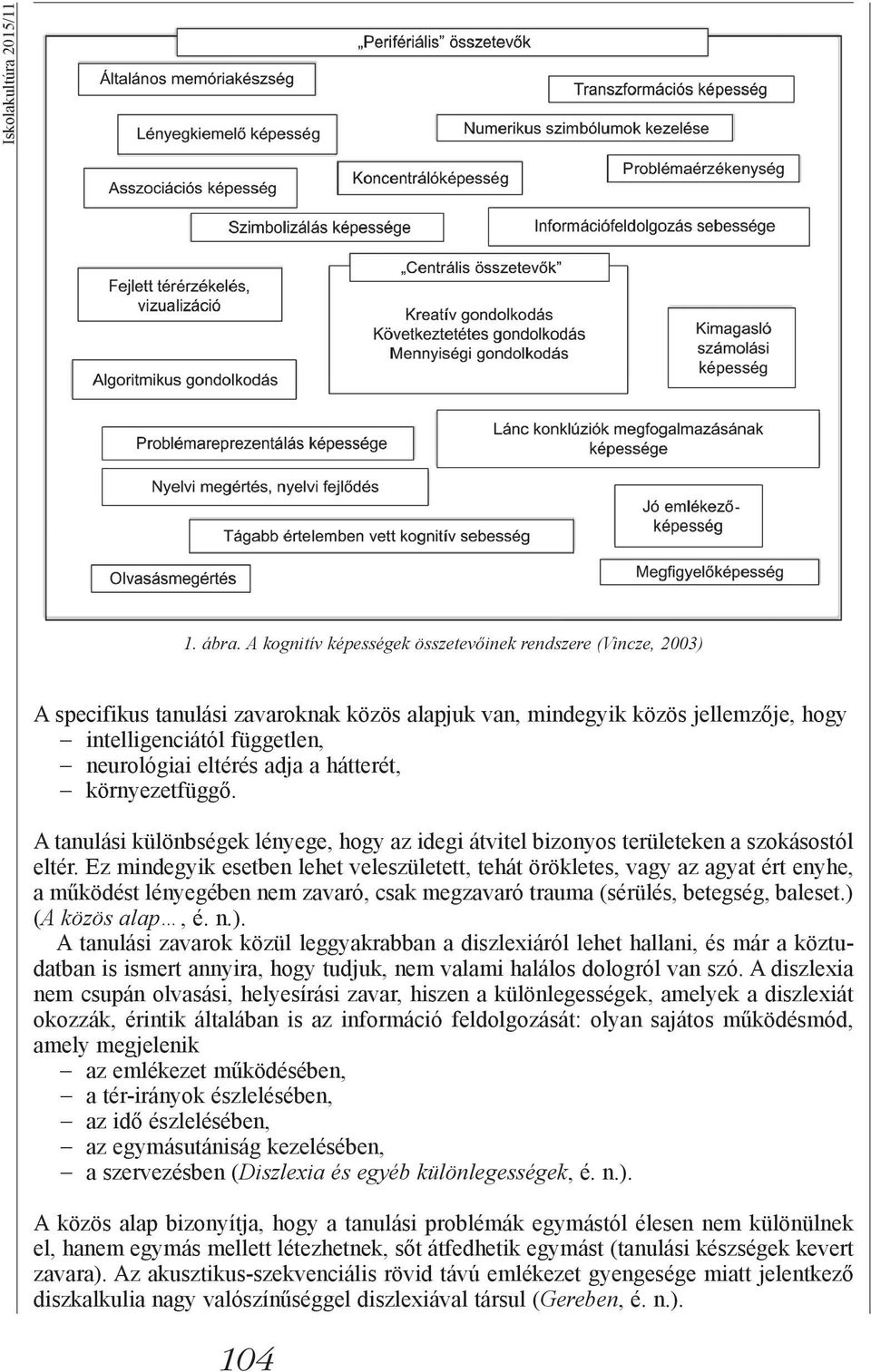 a hátterét, környezetfüggő. A tanulási különbségek lényege, hogy az idegi átvitel bizonyos területeken a szokásostól eltér.