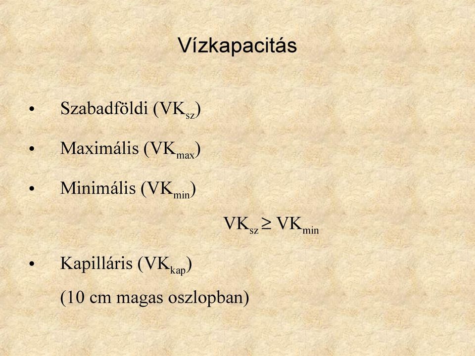 (VK min ) VK sz VK min