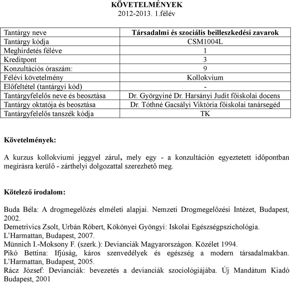 Buda Béla: A drogmegelőzés elméleti alapjai. Nemzeti Drogmegelőzési Intézet, Budapest, 2002. Demetrivics Zsolt, Urbán Róbert, Kökönyei Gyöngyi: Iskolai Egészségpszichológia.