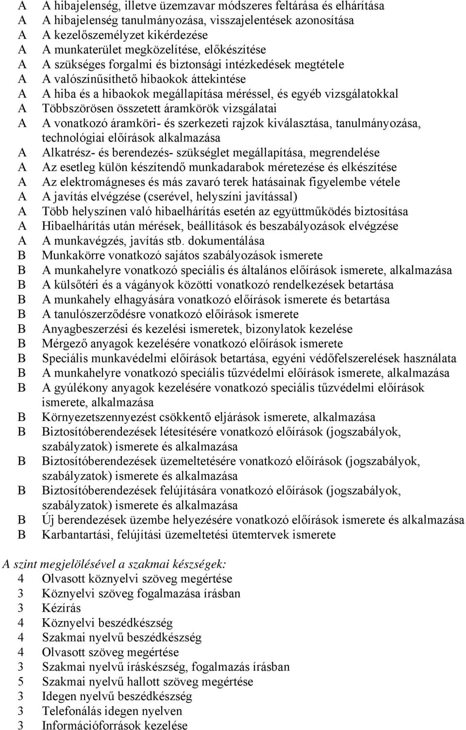 vizsgálatai vonatkozó áramköri- és szerkezeti rajzok kiválasztása, tanulmányozása, technológiai előírások alkalmazása lkatrész- és berendezés- szükséglet megállapítása, megrendelése z esetleg külön